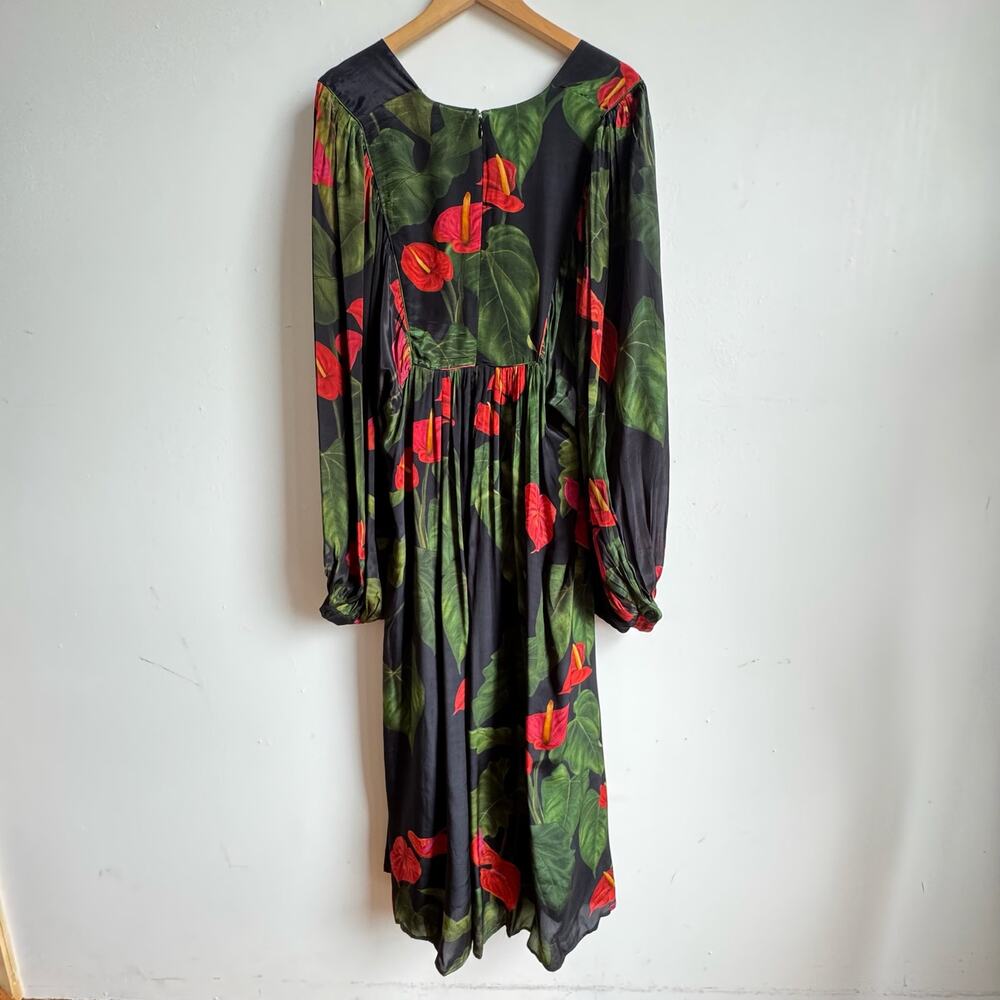 NWT FARM RIO Anthurium V-neck Floral Maxi Dress - Picture 4 of 15